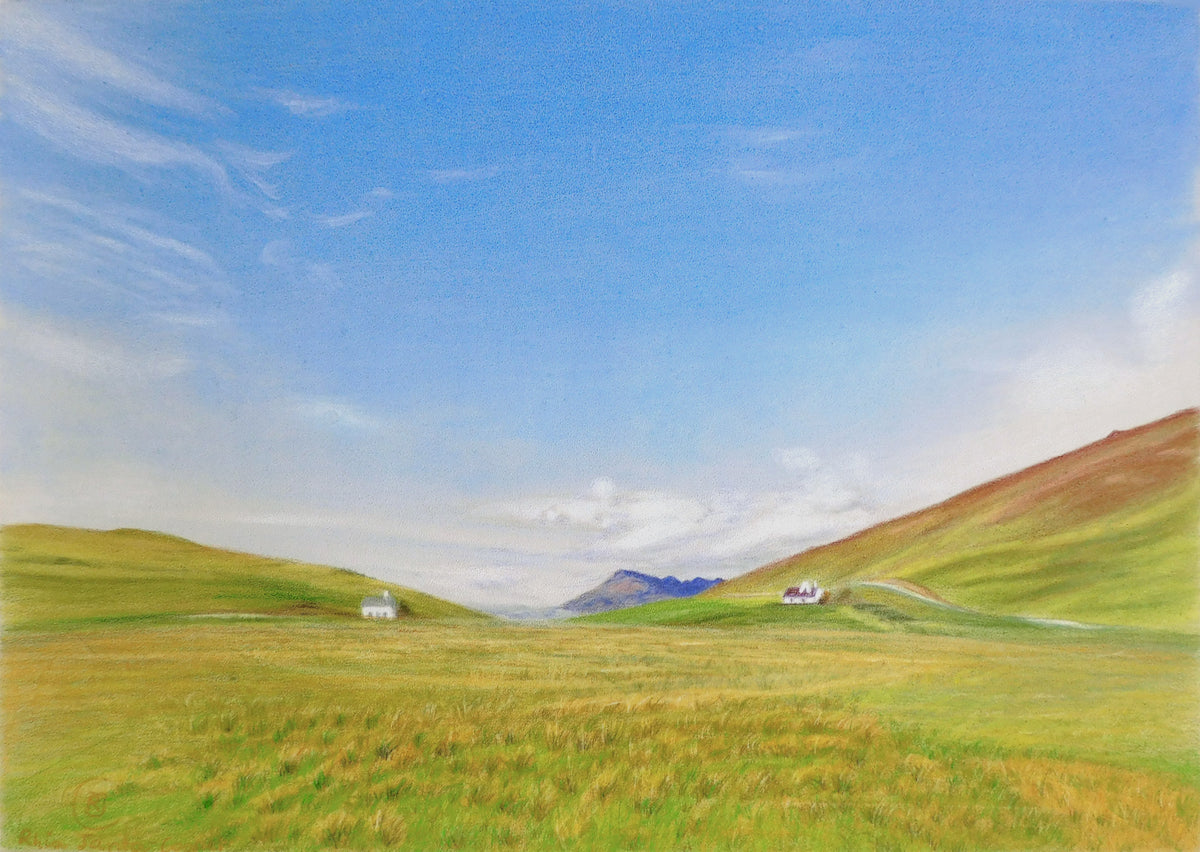 Blue Mountain Landscape, Isle of Skye, Scotland