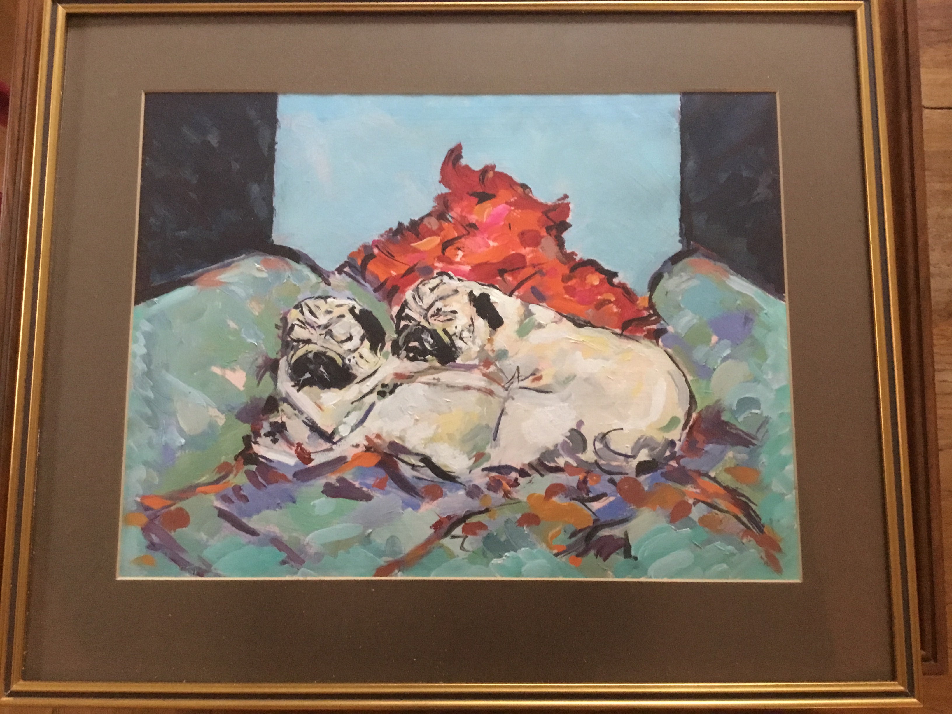 Sleeping Pugs #III