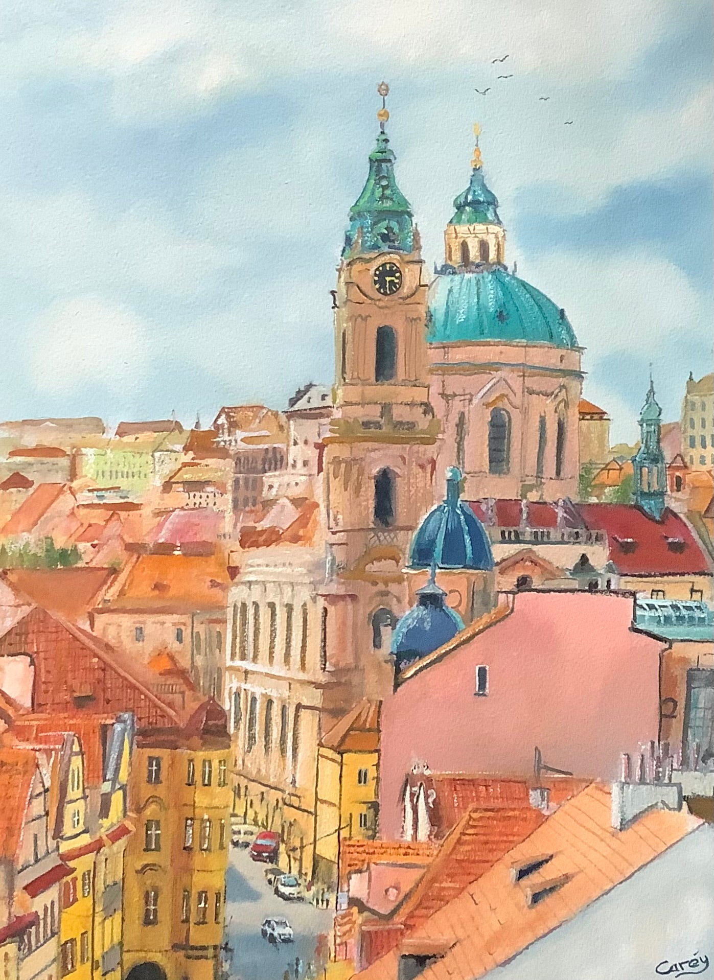 Prague, view across Prague