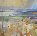 Warm light, semi-abstract landscape.