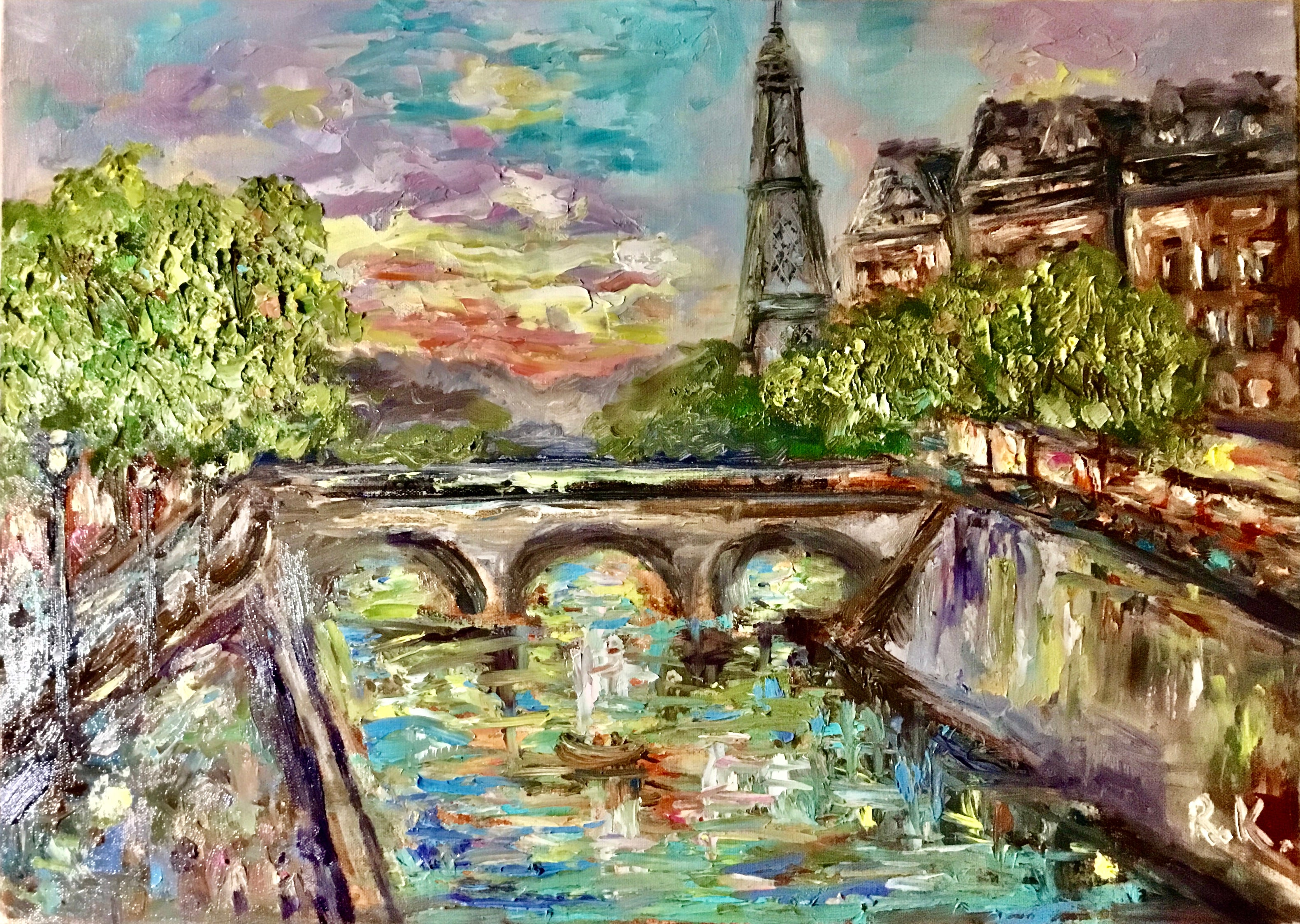 Paris Oil Painting