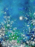 Midnight Blossoms In Sapphire