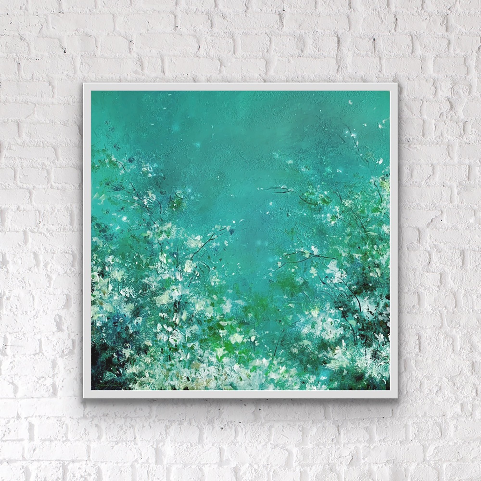Midnight Blossoms Teal/Emerald