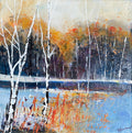 Winter Silver Birch Trees