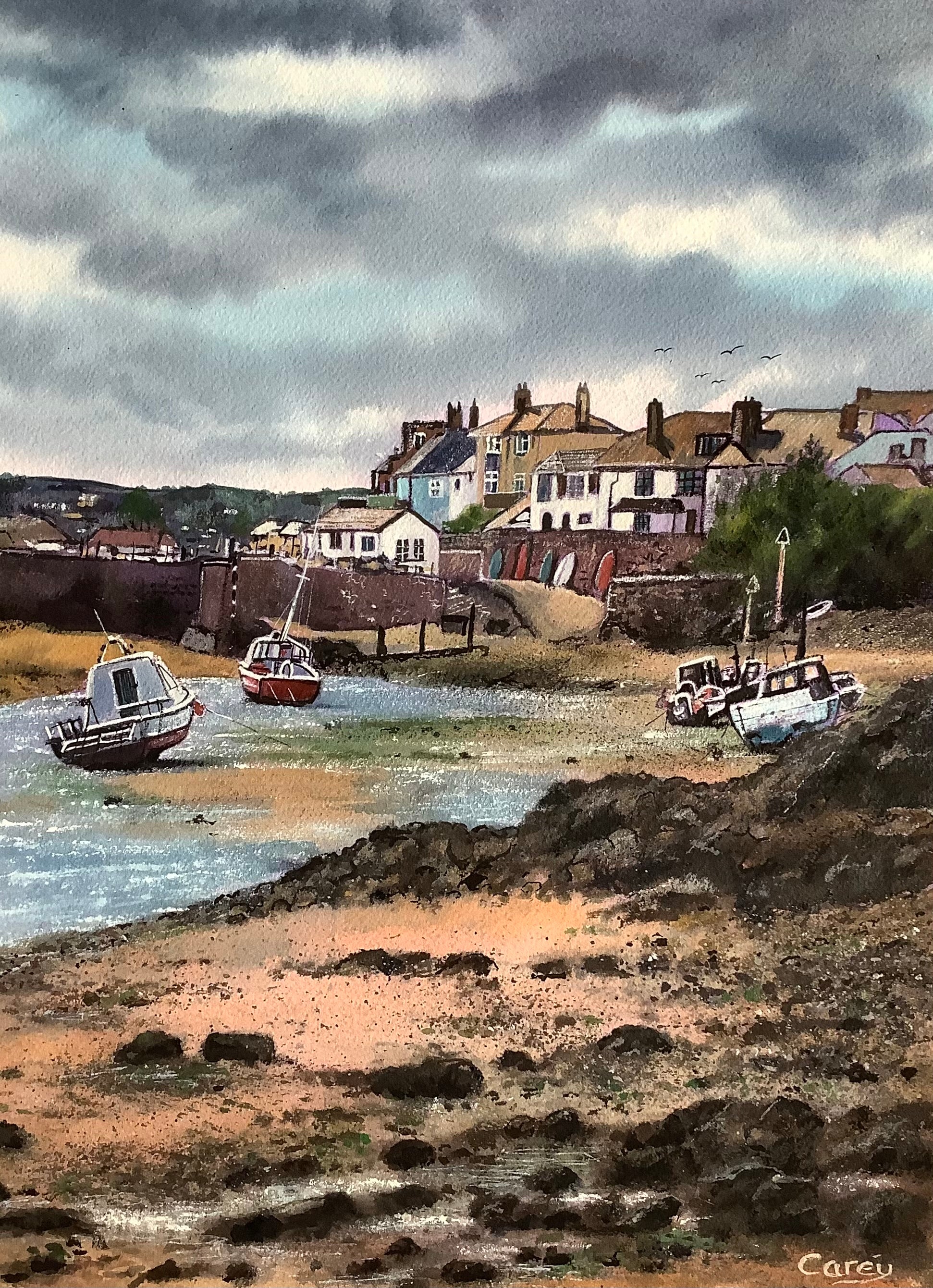 Seascape artwork Bude Cornwall