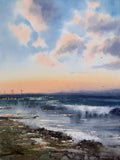 Sunset on the sea Storm