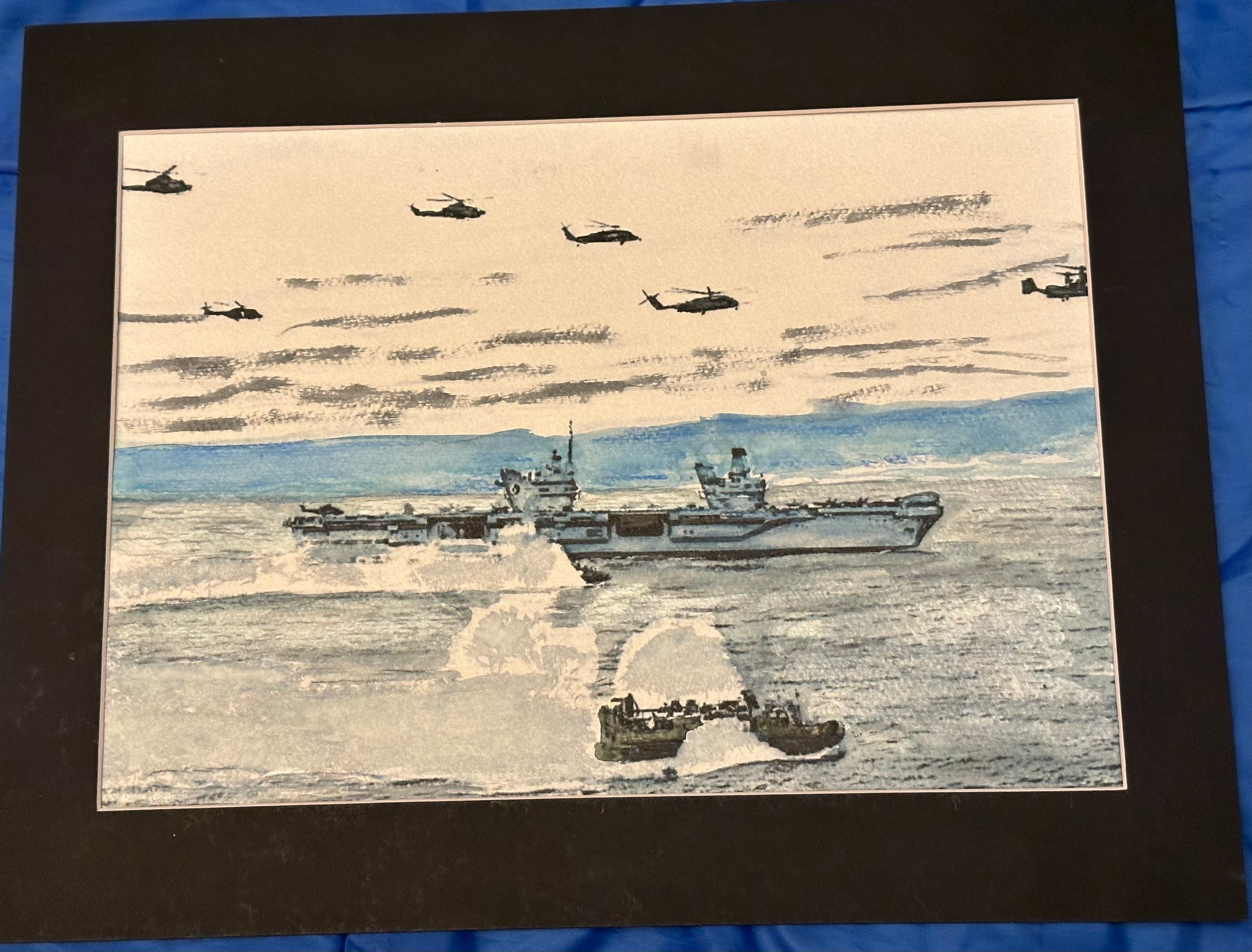 HMS Princess Royal on a NATO exercise