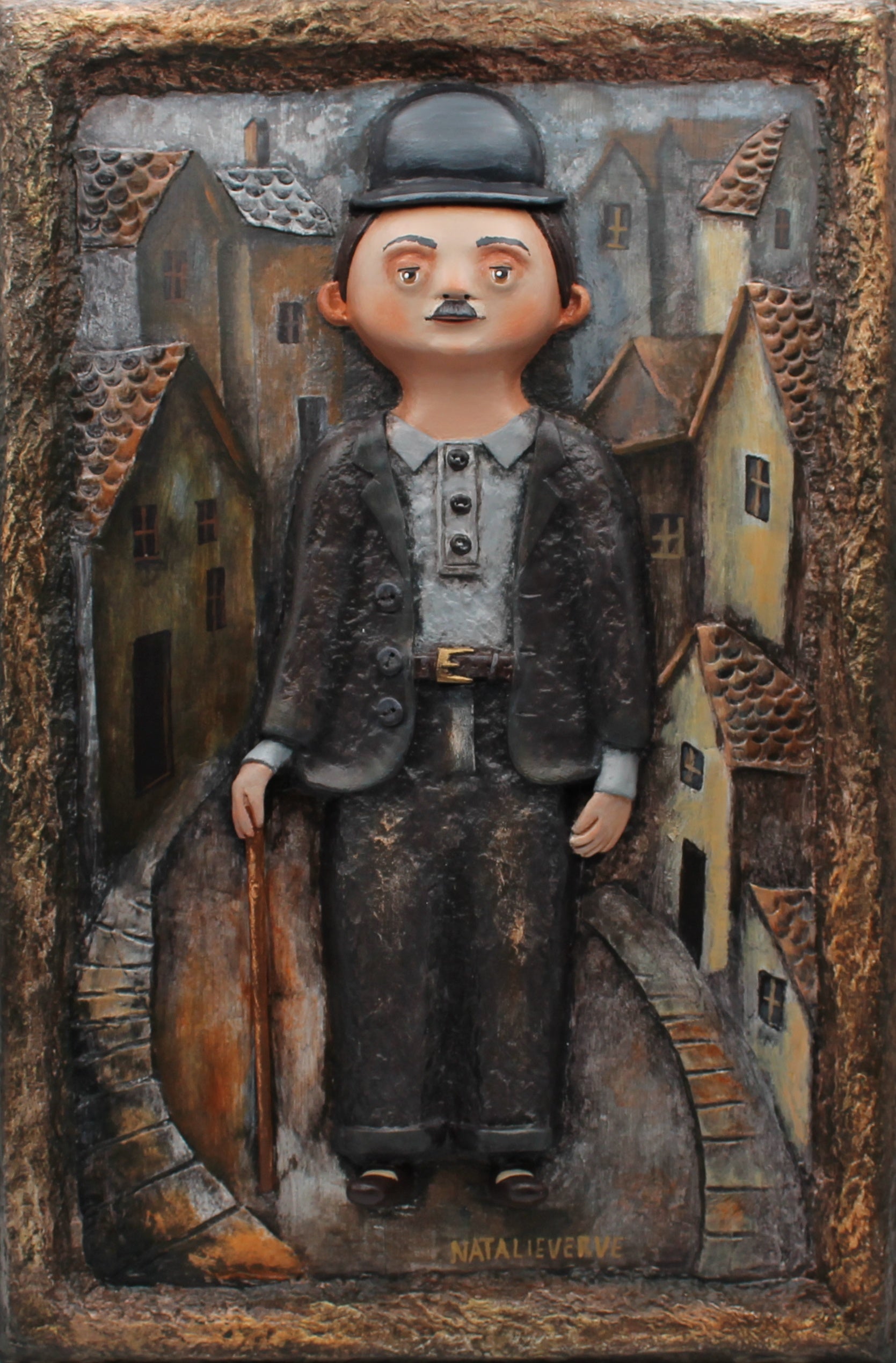 Edgar Hollowstep. 3D portrait