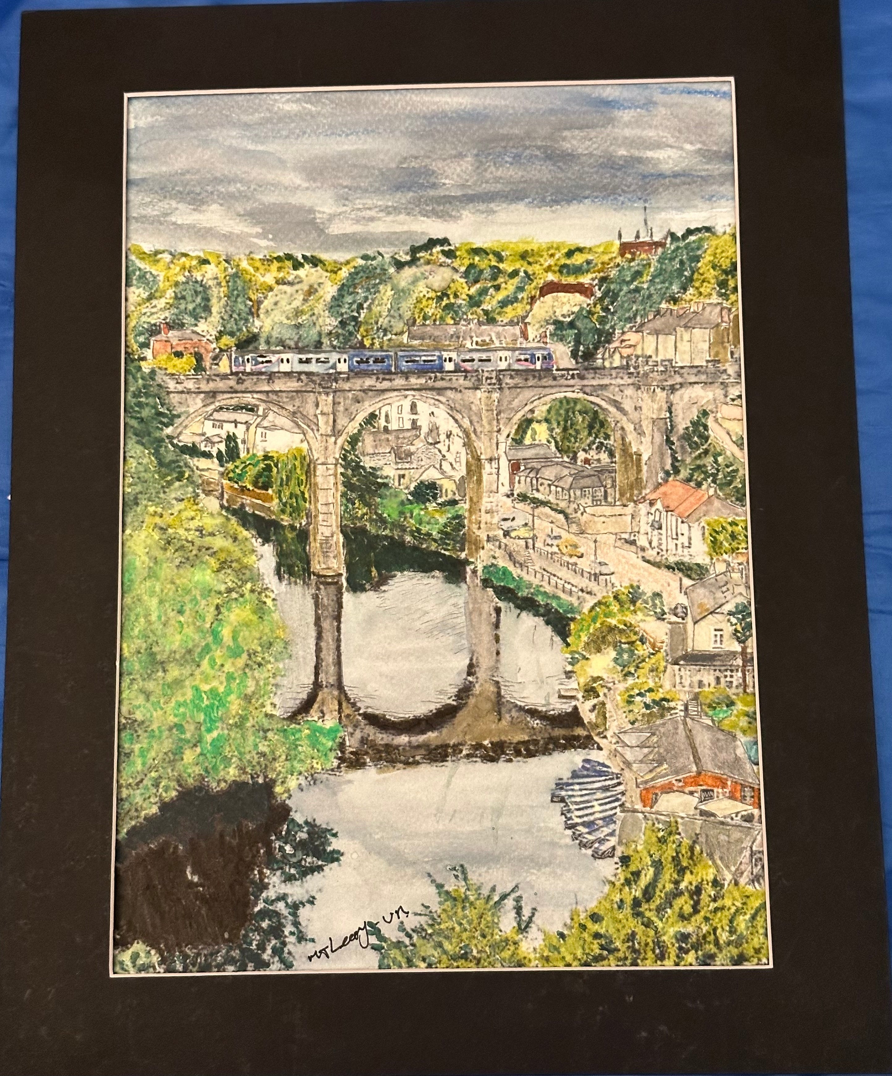 Knaresborough viaduct , River Nidd North Yorkshire