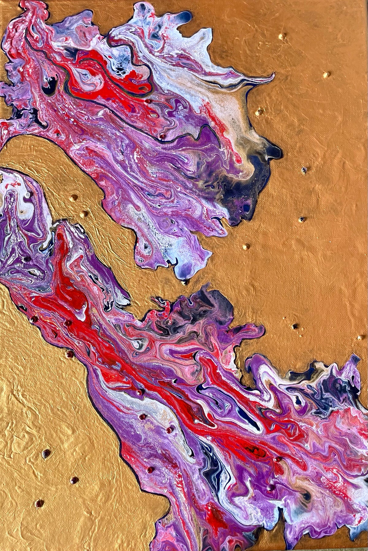 Flow on gold