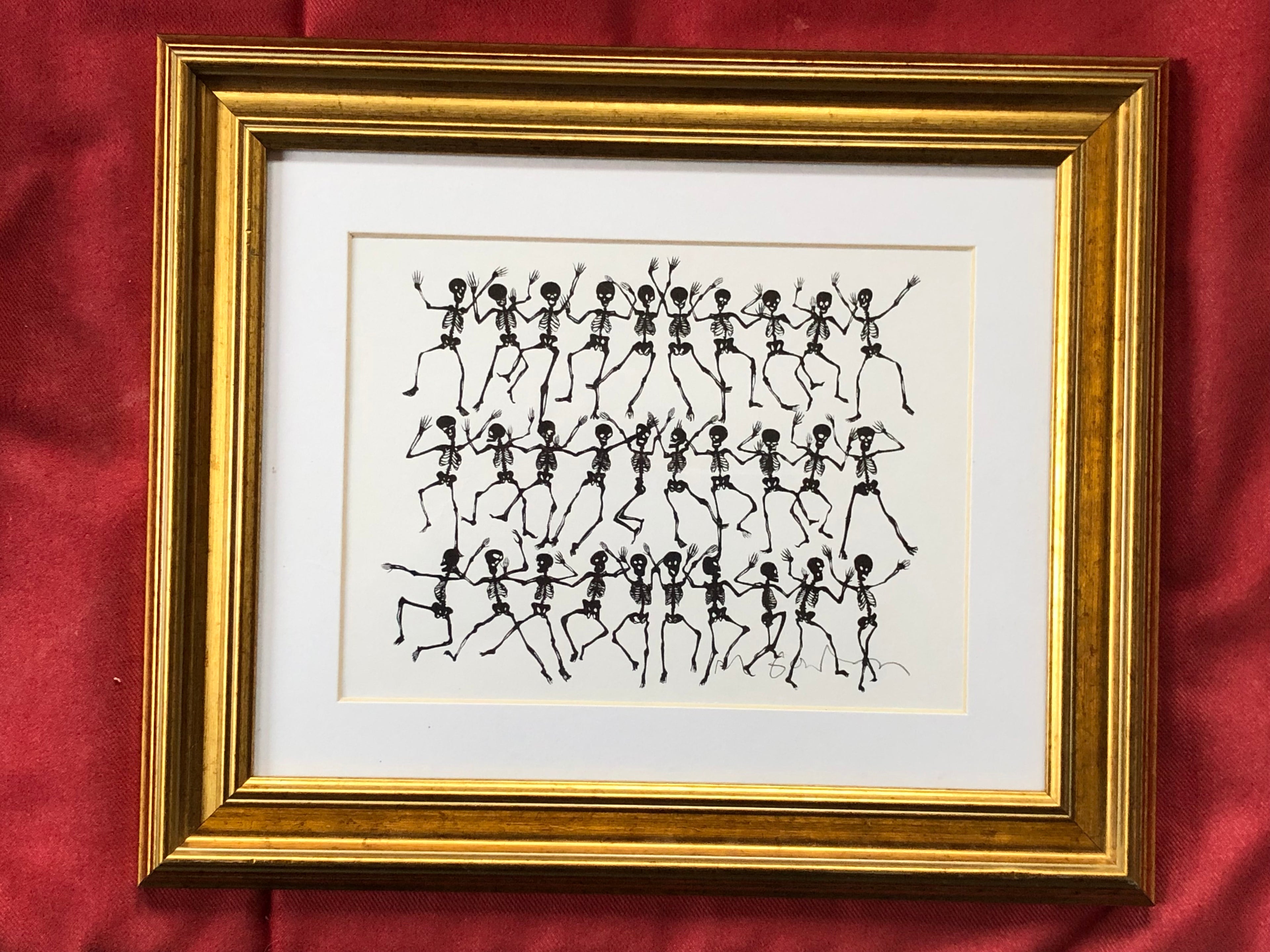 Thirty skeletons Dancing