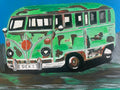 Split Screen Rusty VW Campervan