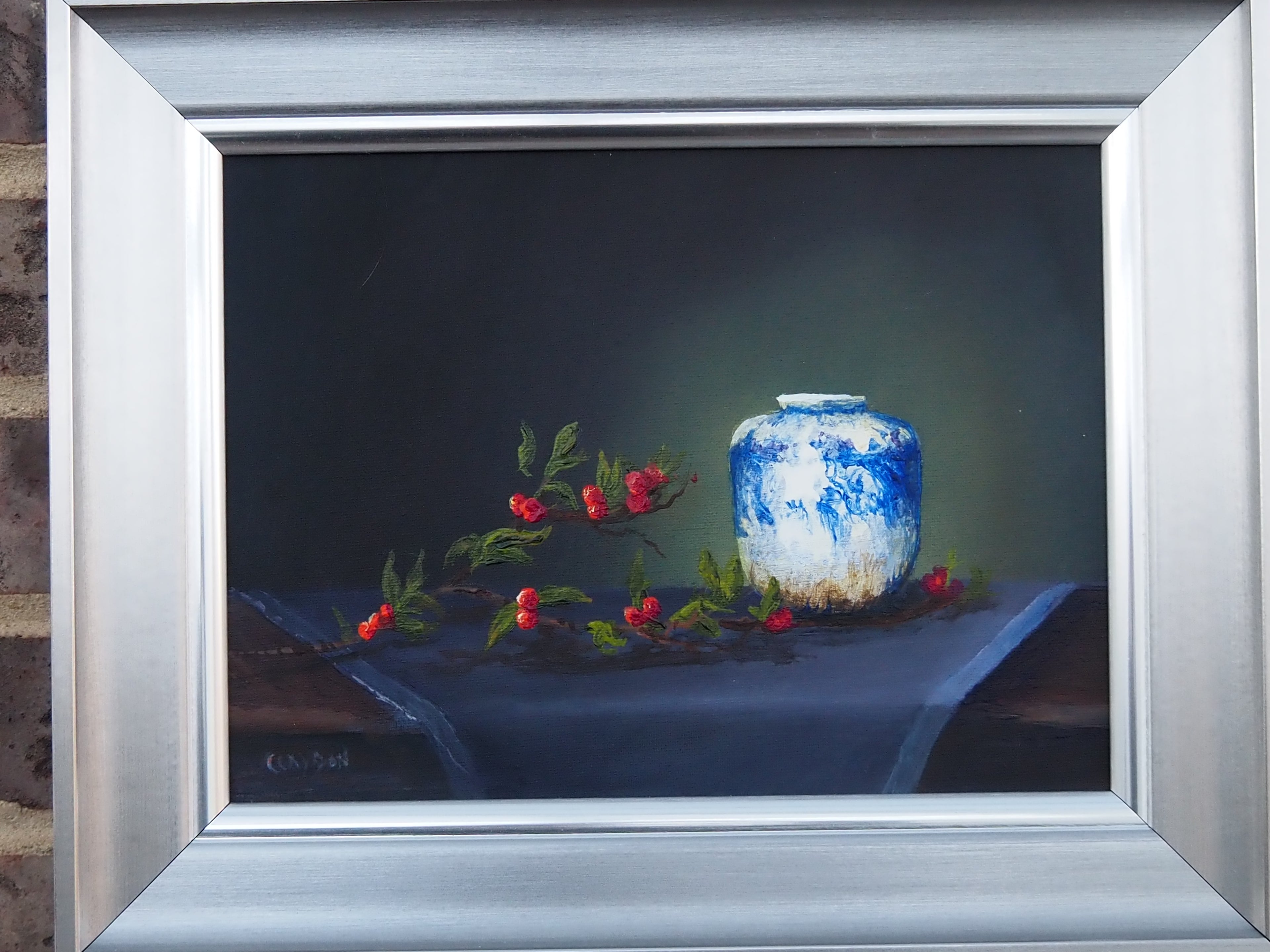 Blue vase