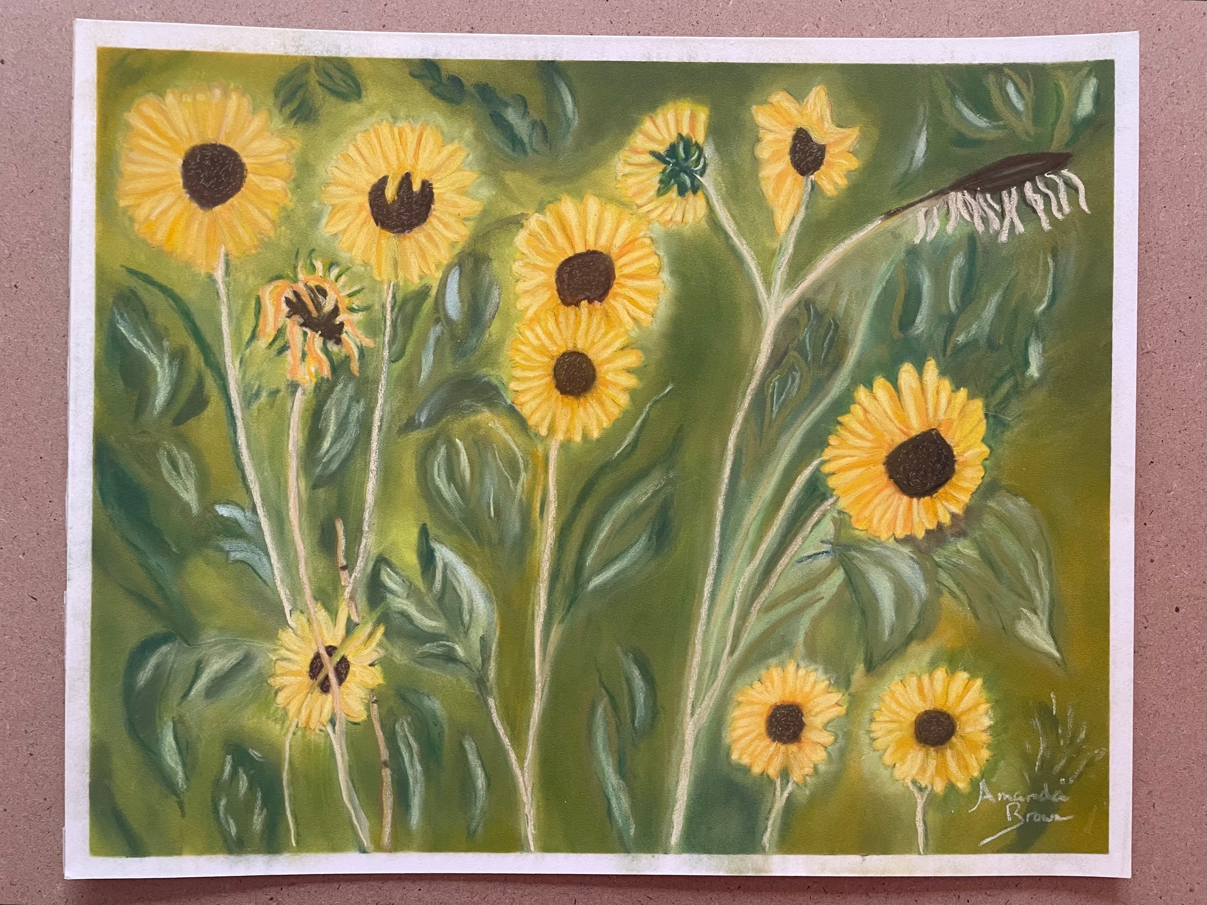 A Cluster of Sunflowers