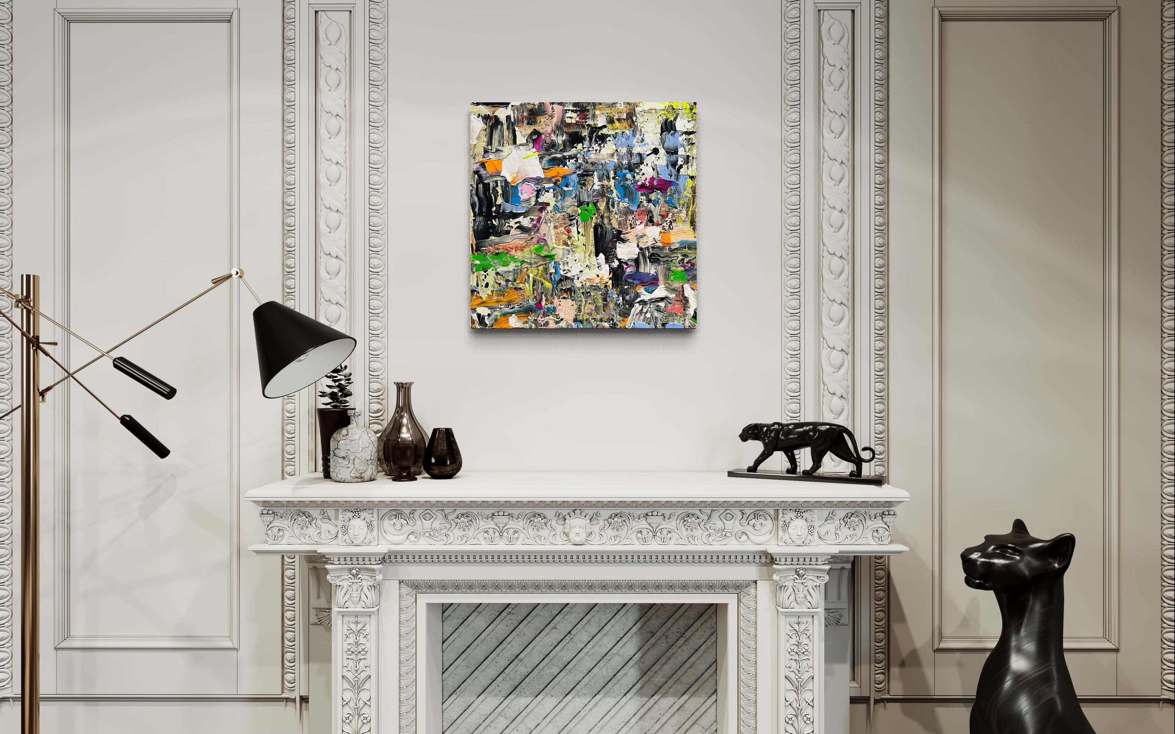 Unconditionally - small abstract painting