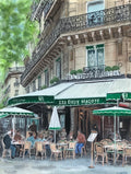 Paris morning at Les Deux Magots