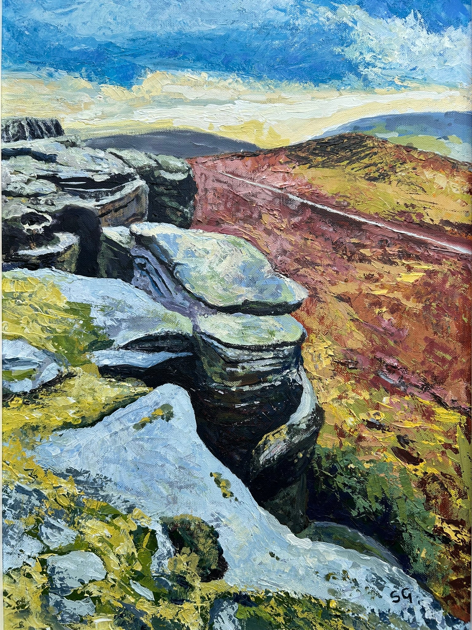 On Stanage Edge - Derbyshire