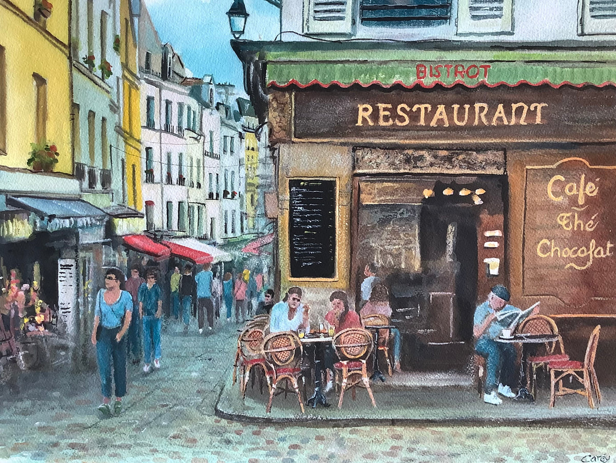 Busy Paris afternoon