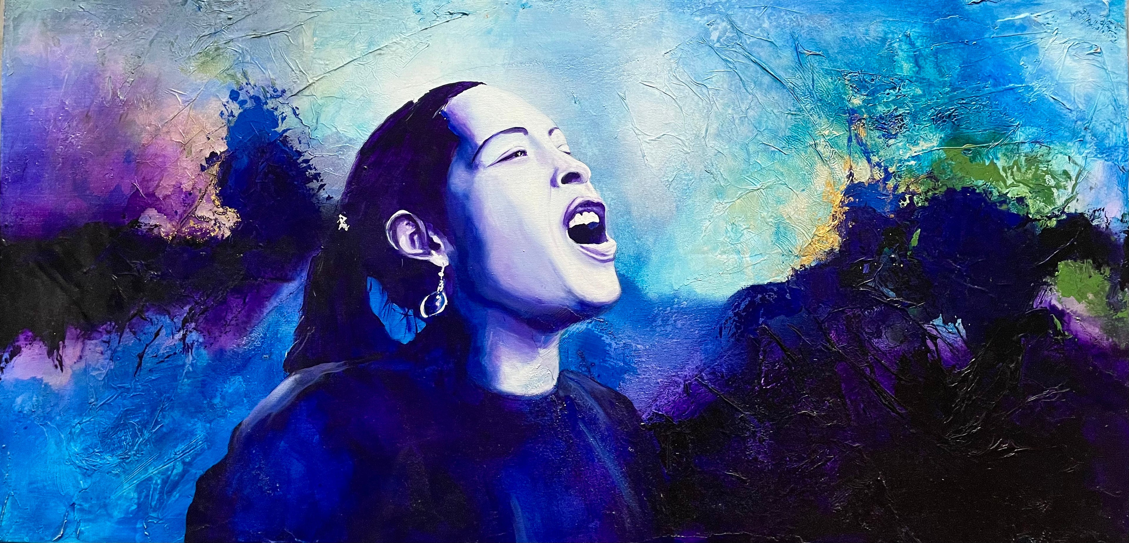 Billie Holiday Lady sing the blues