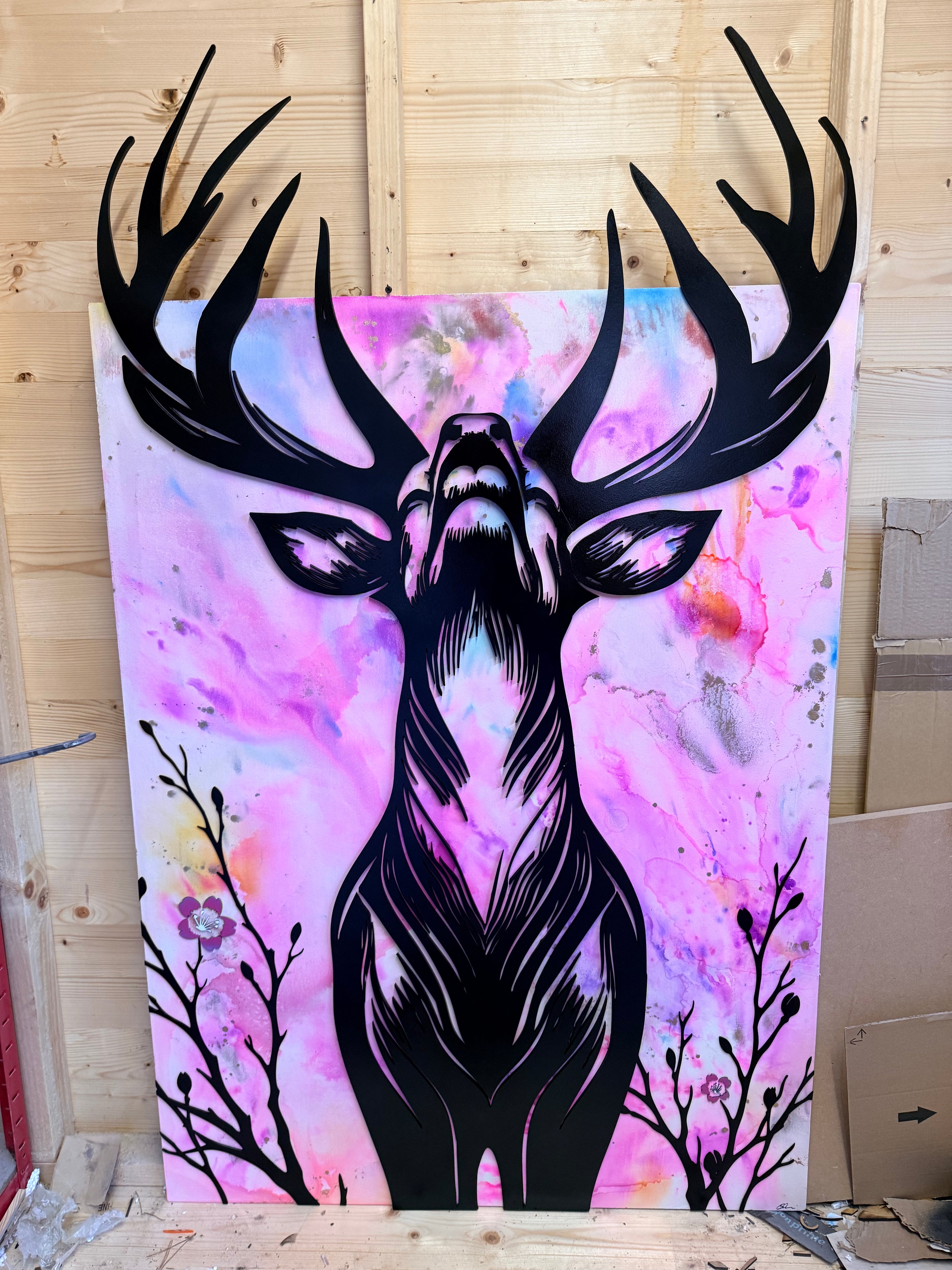 Stag in ascension