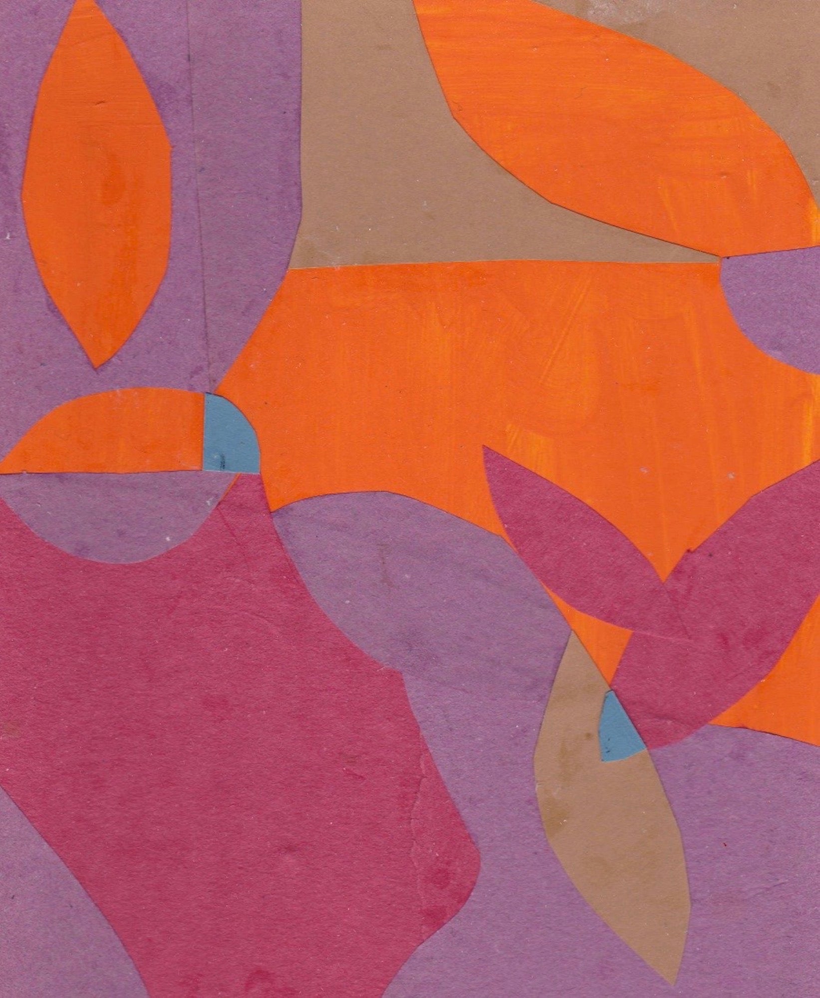 Abstract with Garden Motif