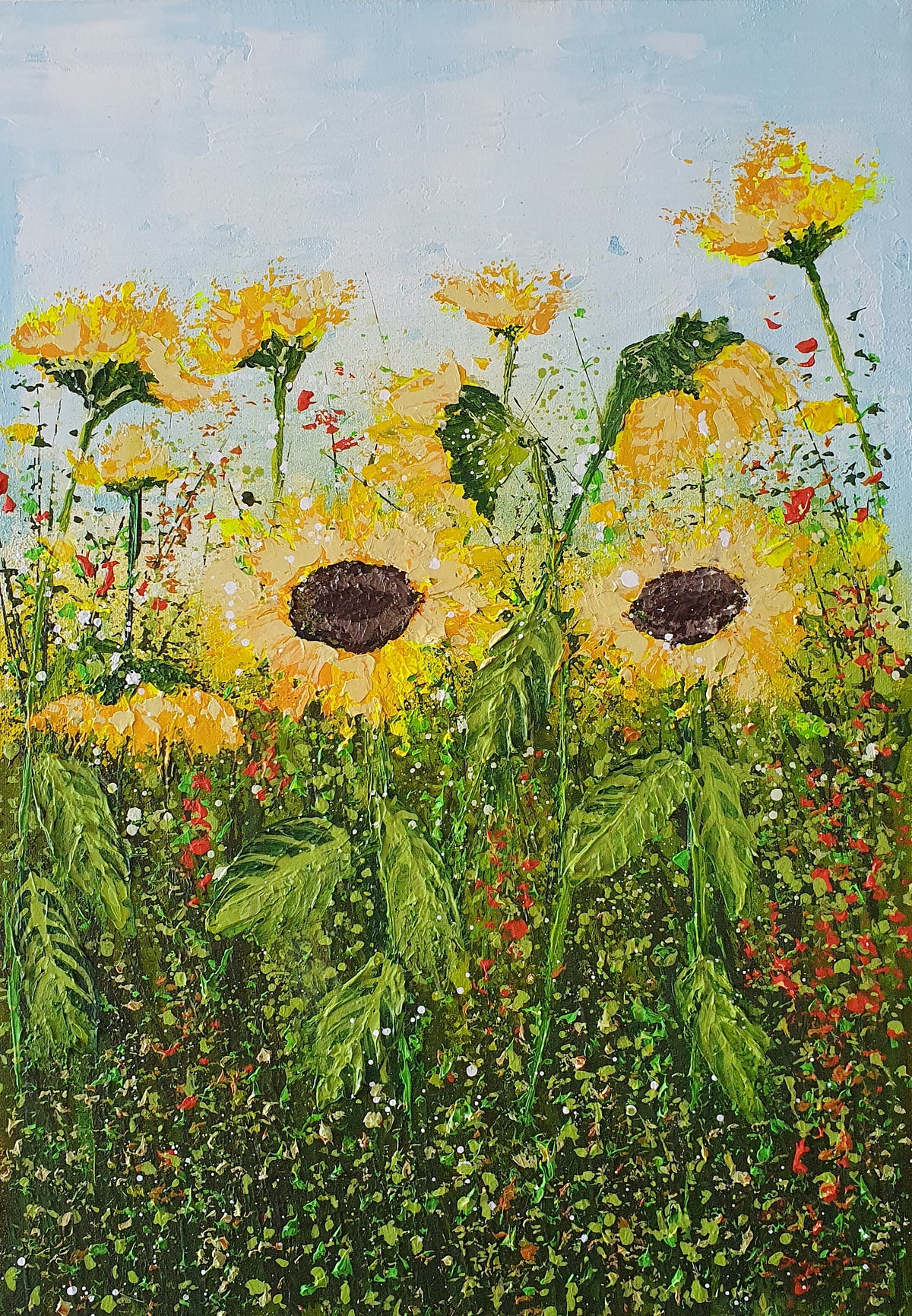 The Sunflowers Field