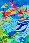 Fish and Sailing Boats number 2