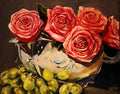 Roses with Grapes