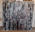 "Winterland" abstract art on canvas