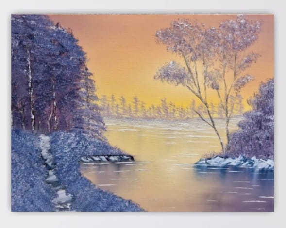 A winters glow