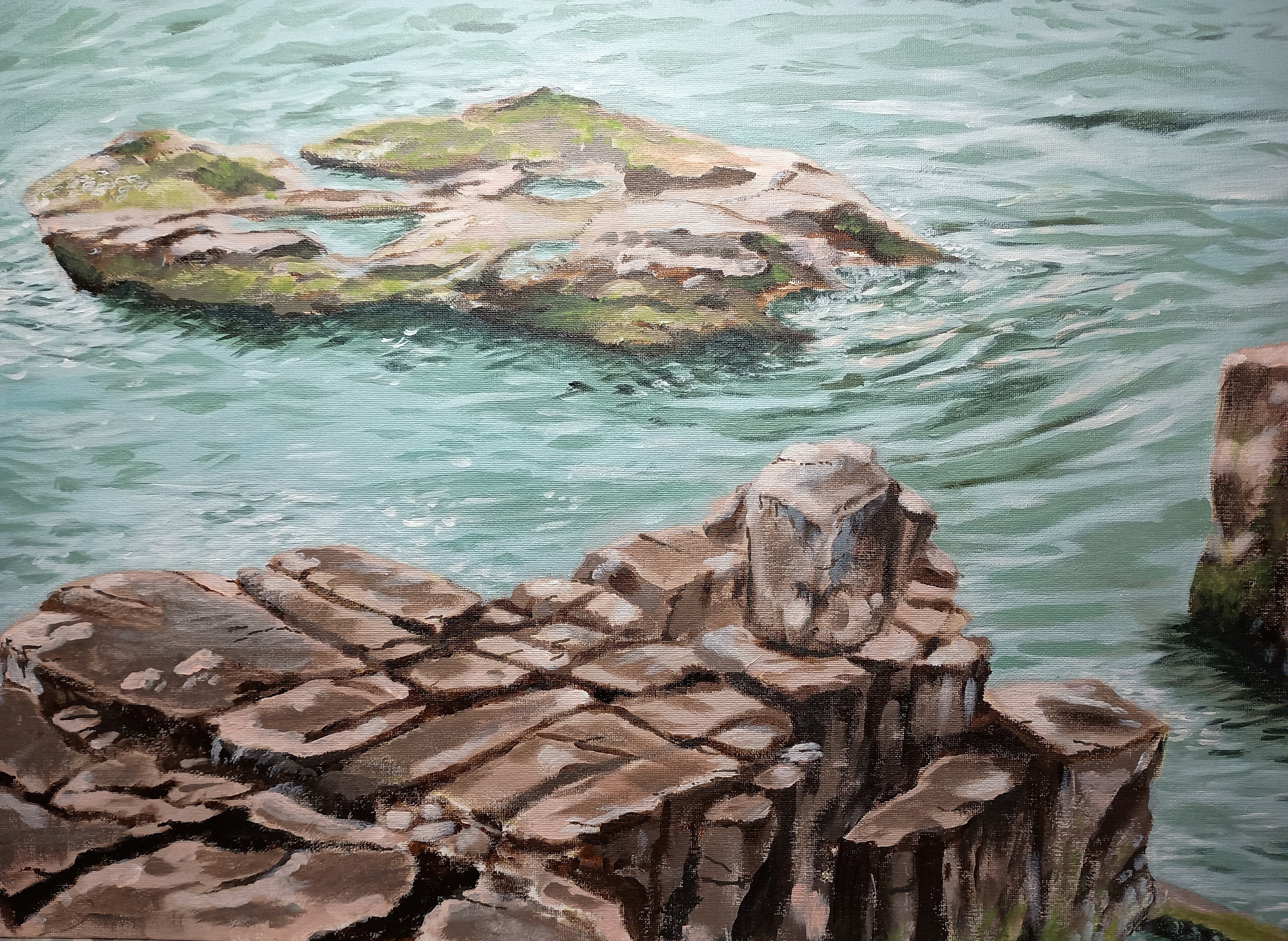 Rocks in the sea