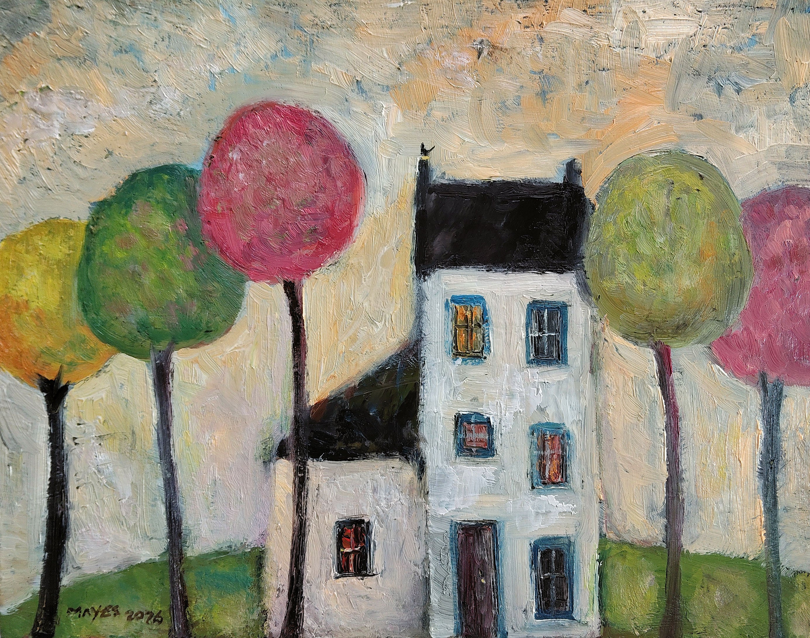 Tall Cottage Treescape