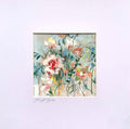 Garden Party Petite. Peach & Blue