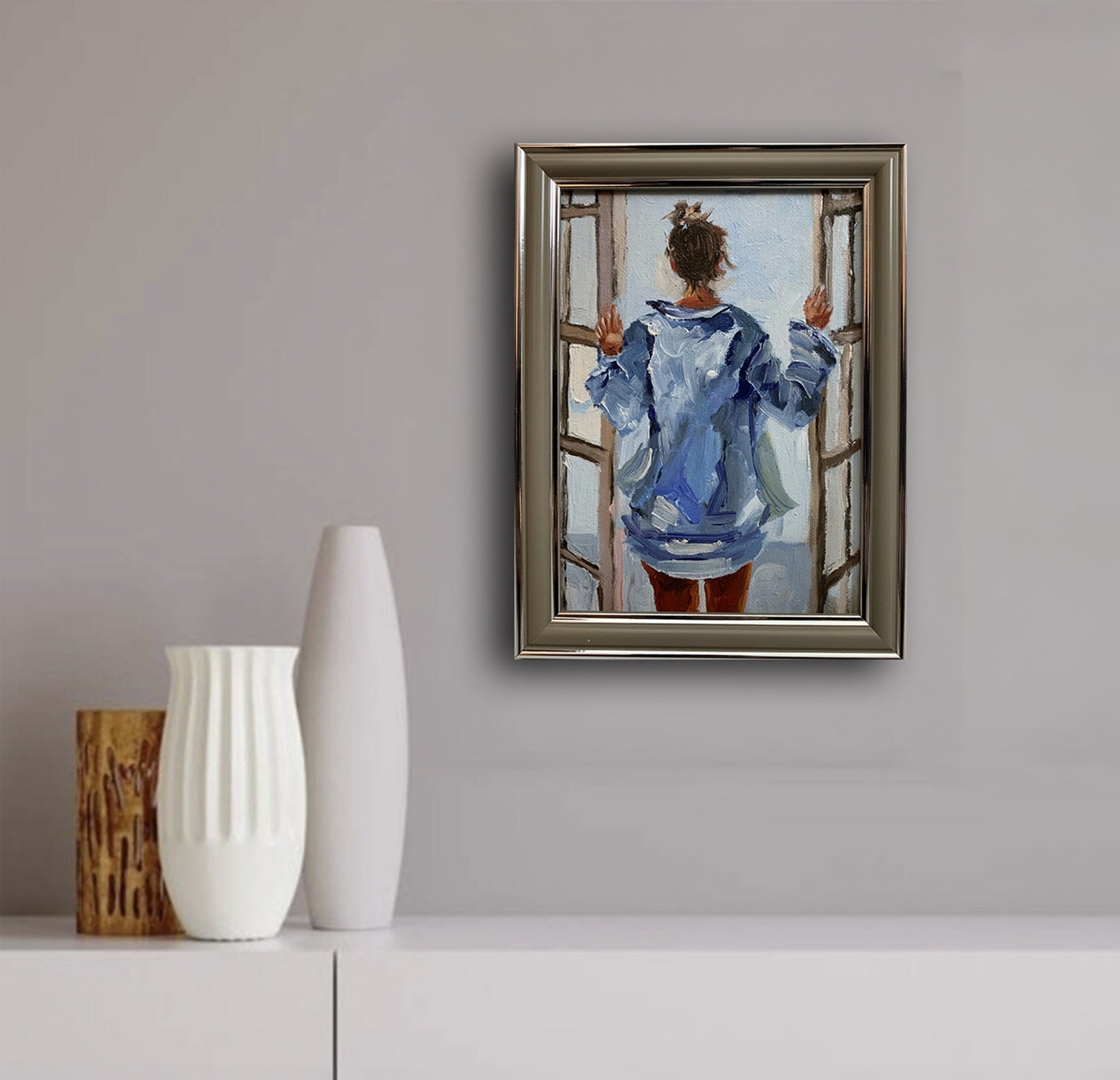Woman, Blue Horizon.