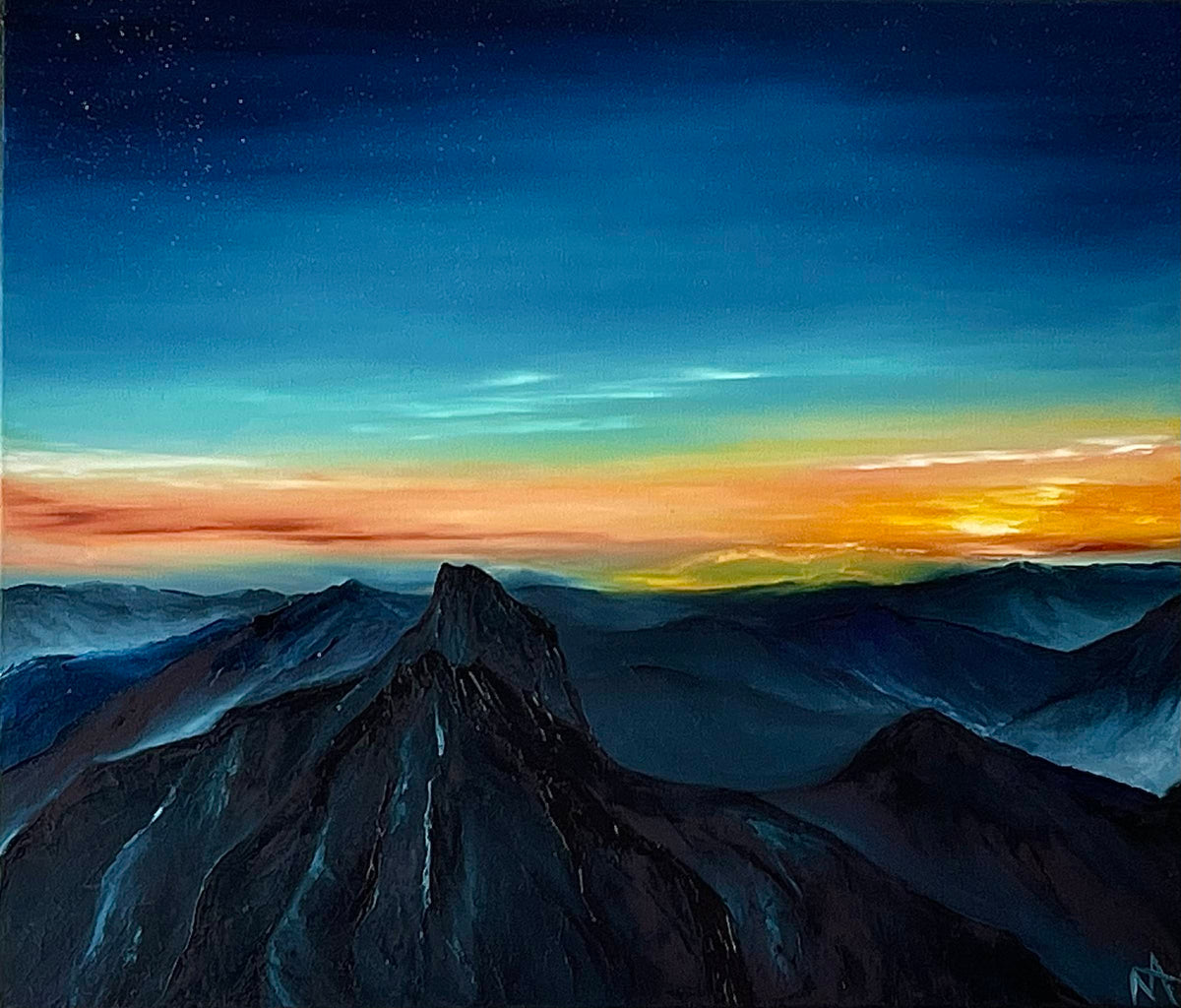Misty mountains