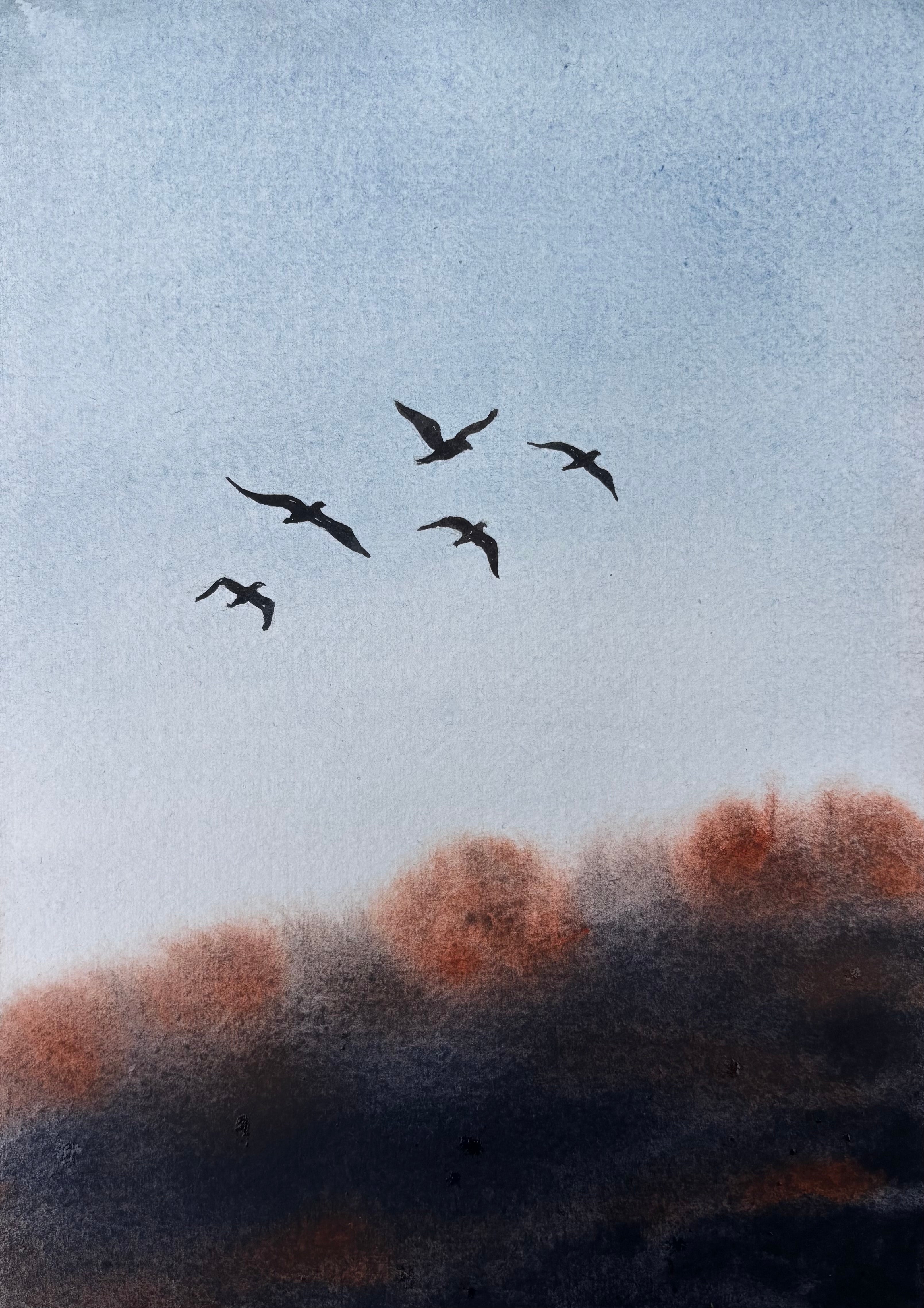 FLOCK OF BIRDS