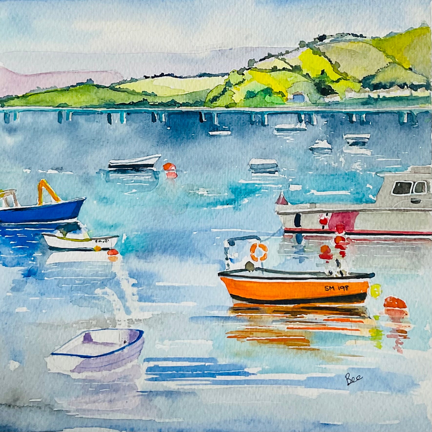 Boats on Back Beach, Teignmouth, Devon