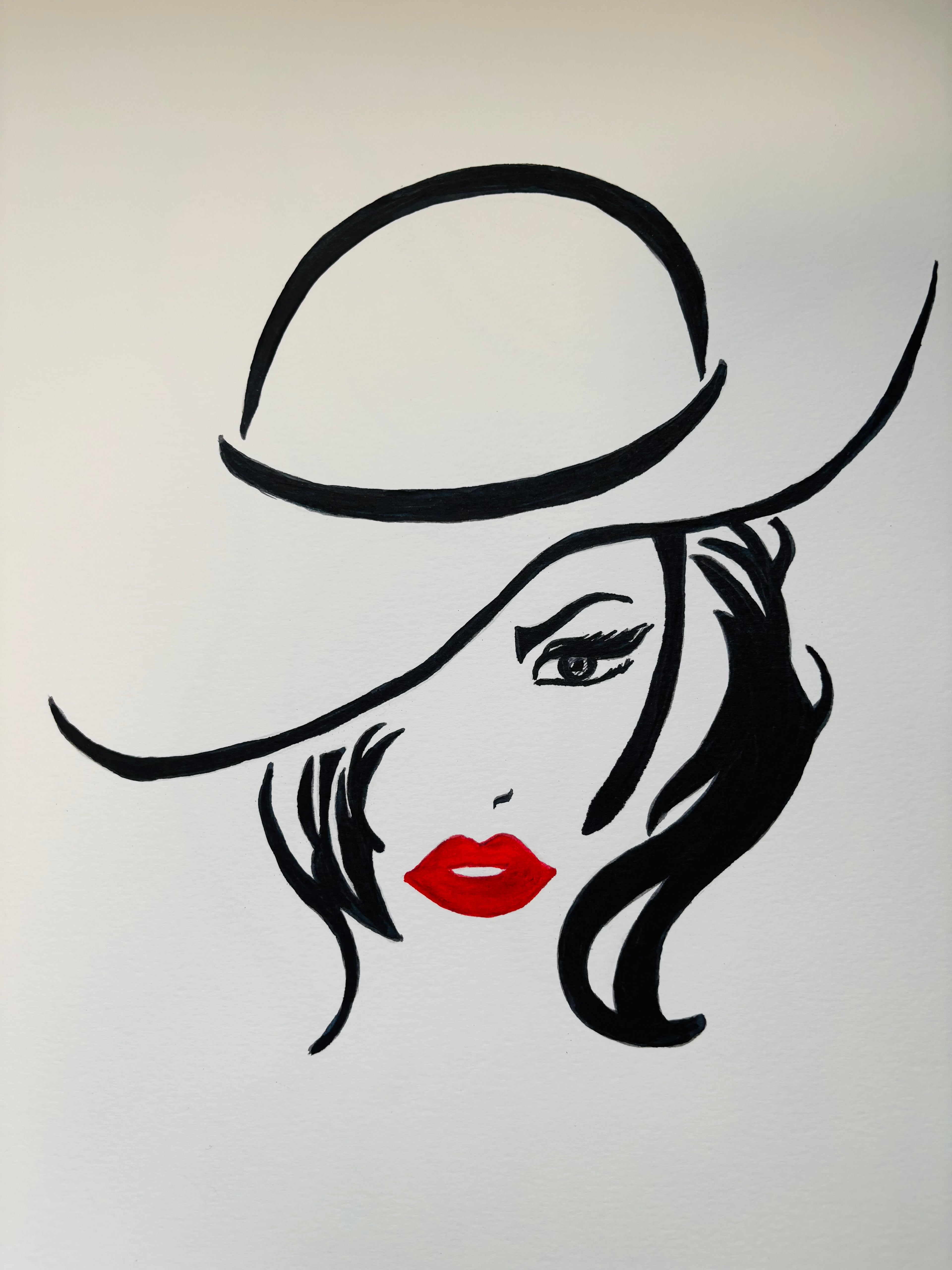 Abstract Lady Portrait