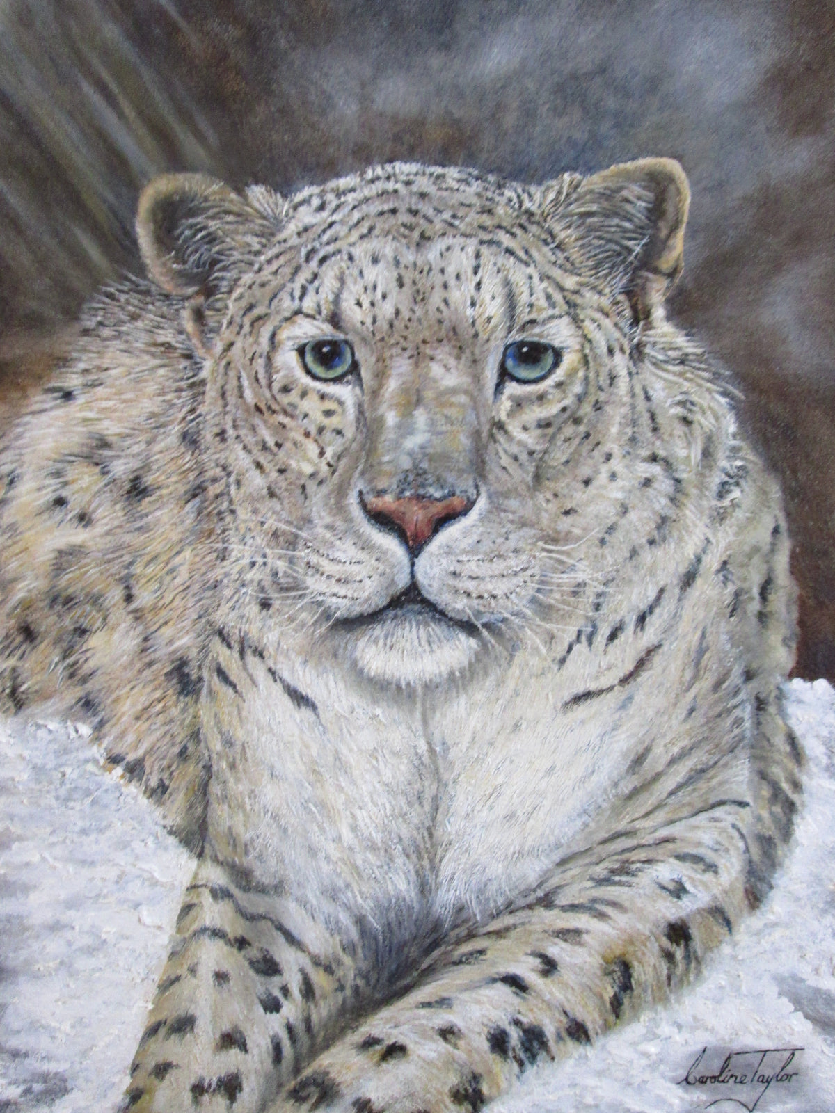 Snow Leopard  - Print from an Original painting (below Minimum Price)