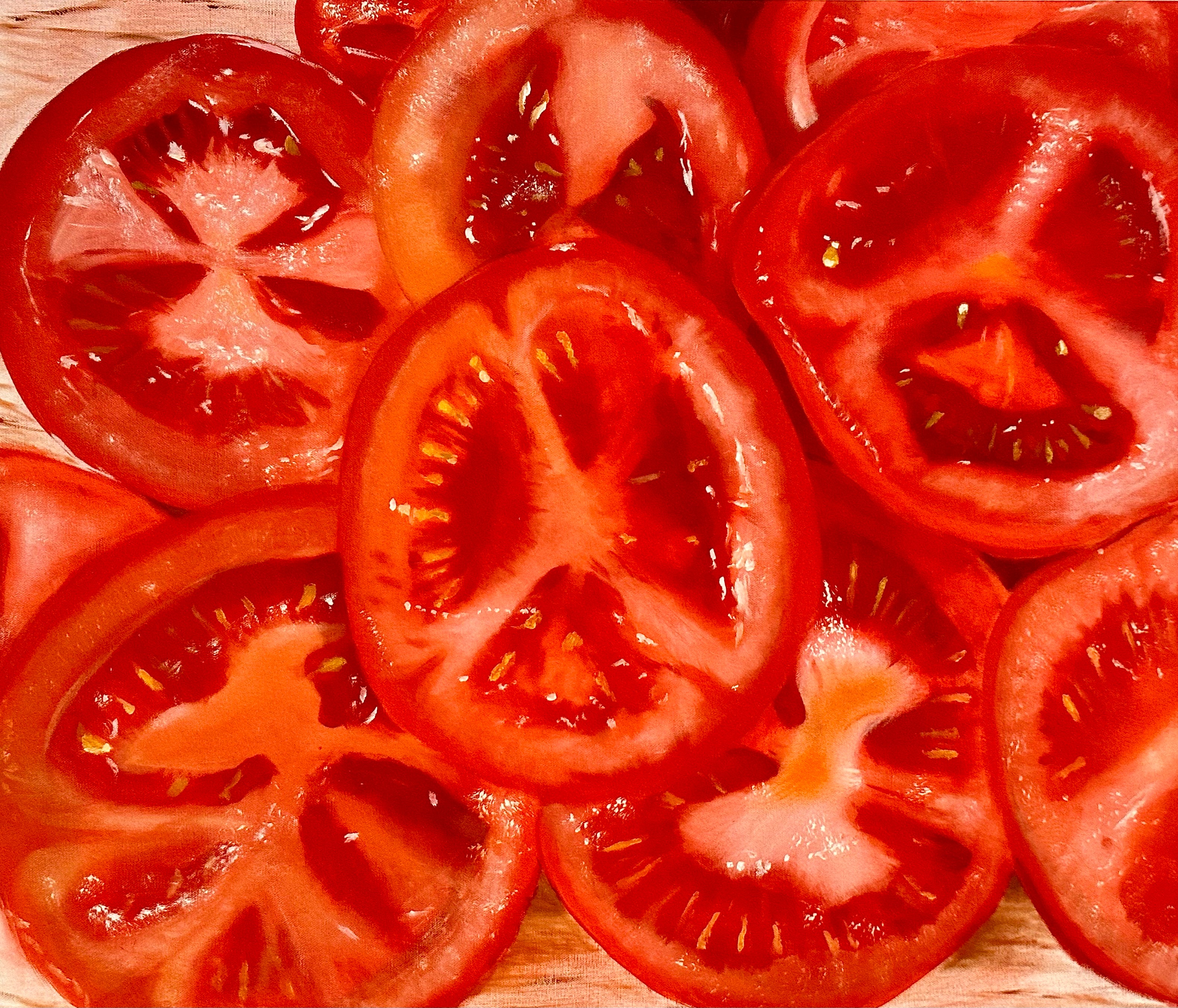 Sliced tomatoes