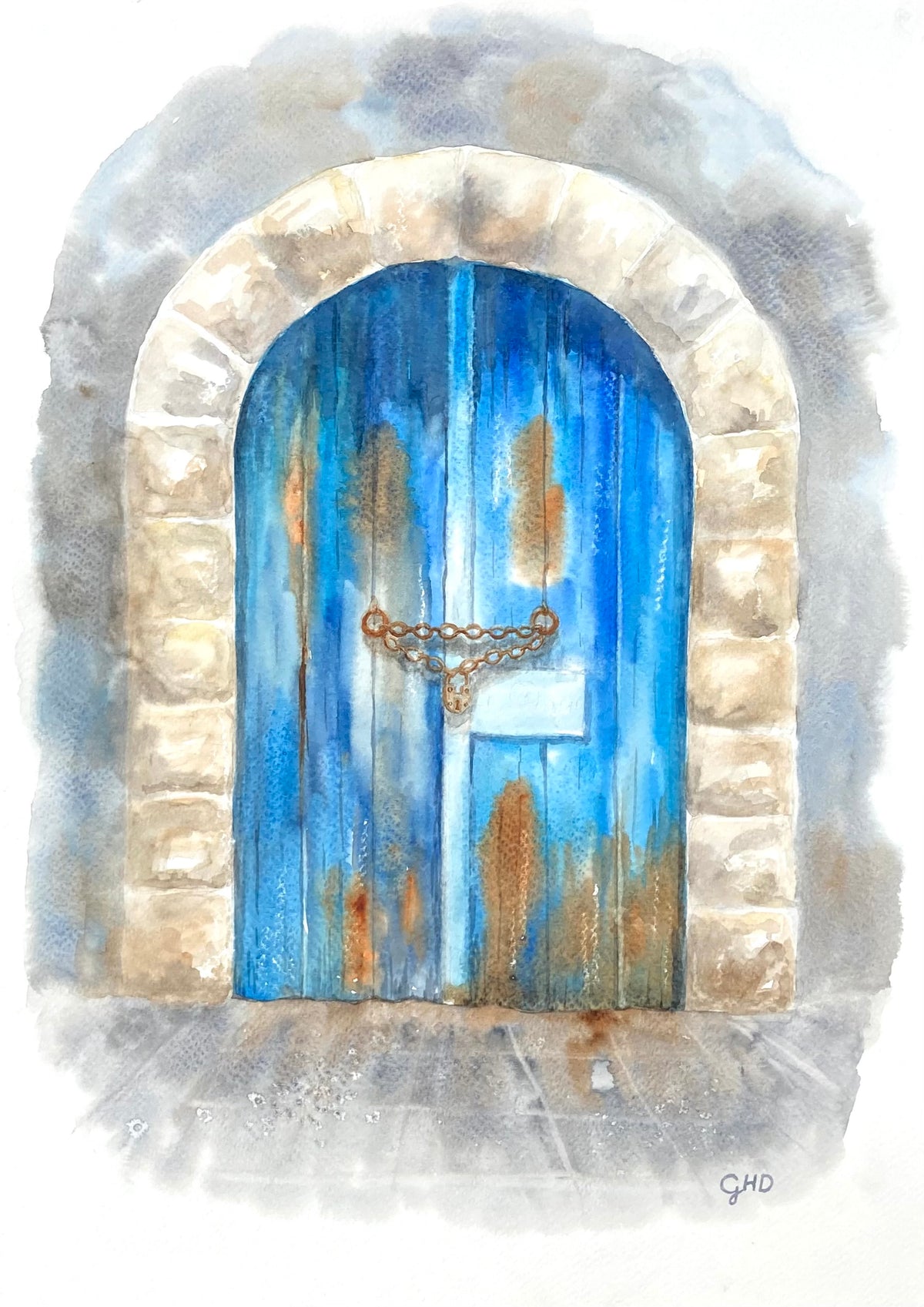 THE OLD BLUE DOOR