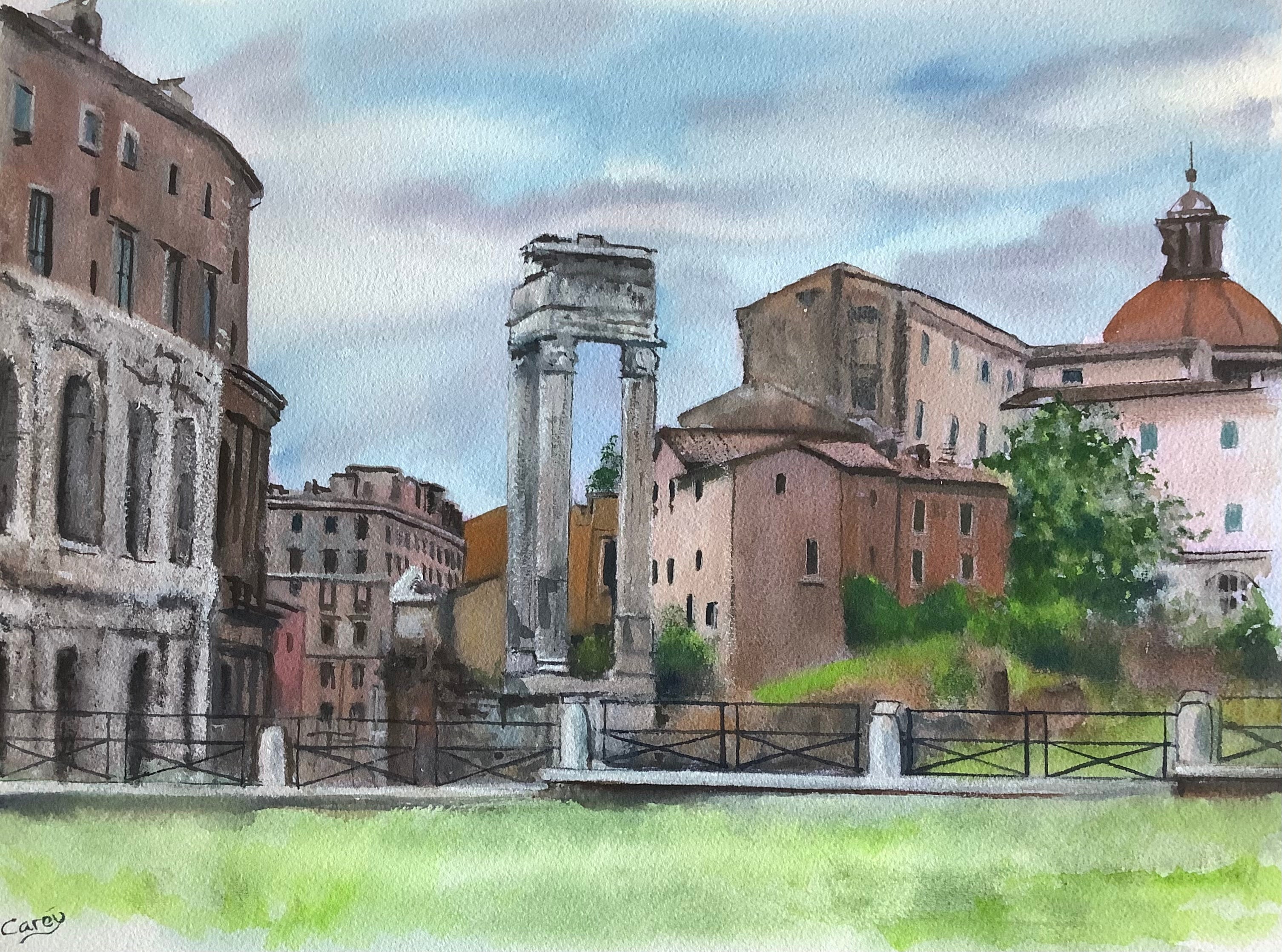 Rome city Ancient Theatre of Marcellus