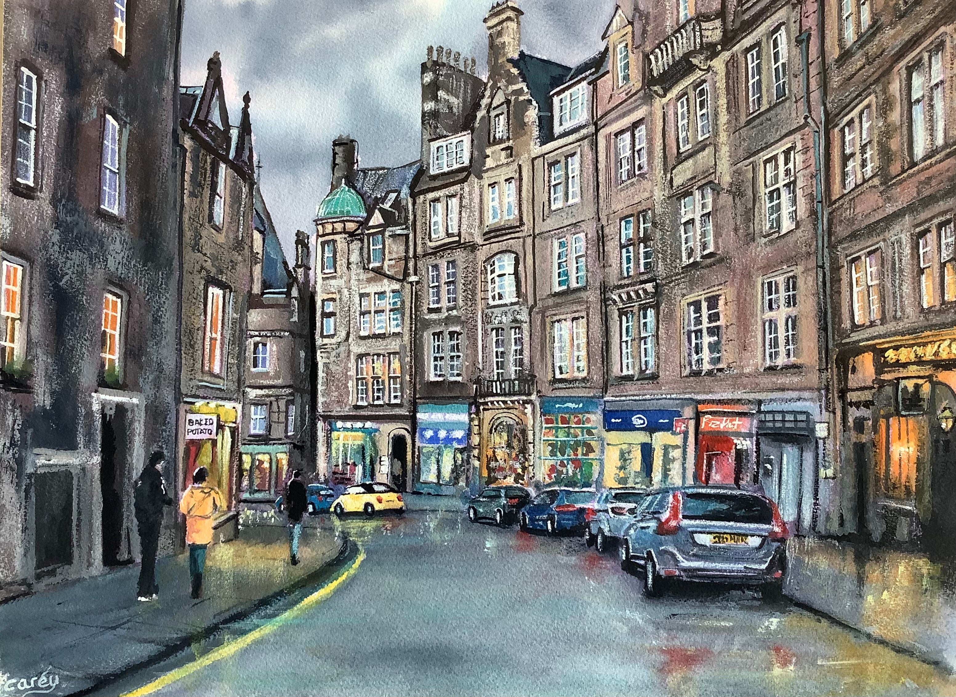 Cockburn street, Edinburgh.
