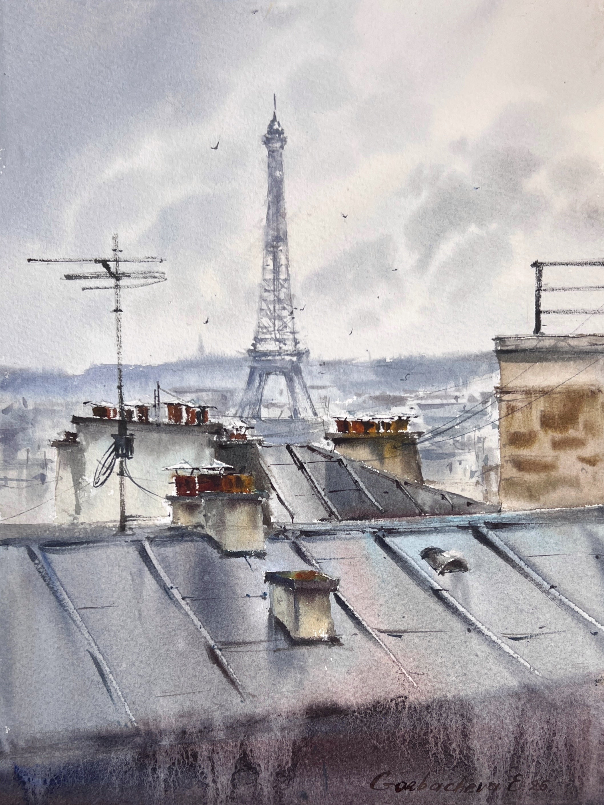 Grey Skies of Paris