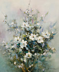White Roses at Dawn