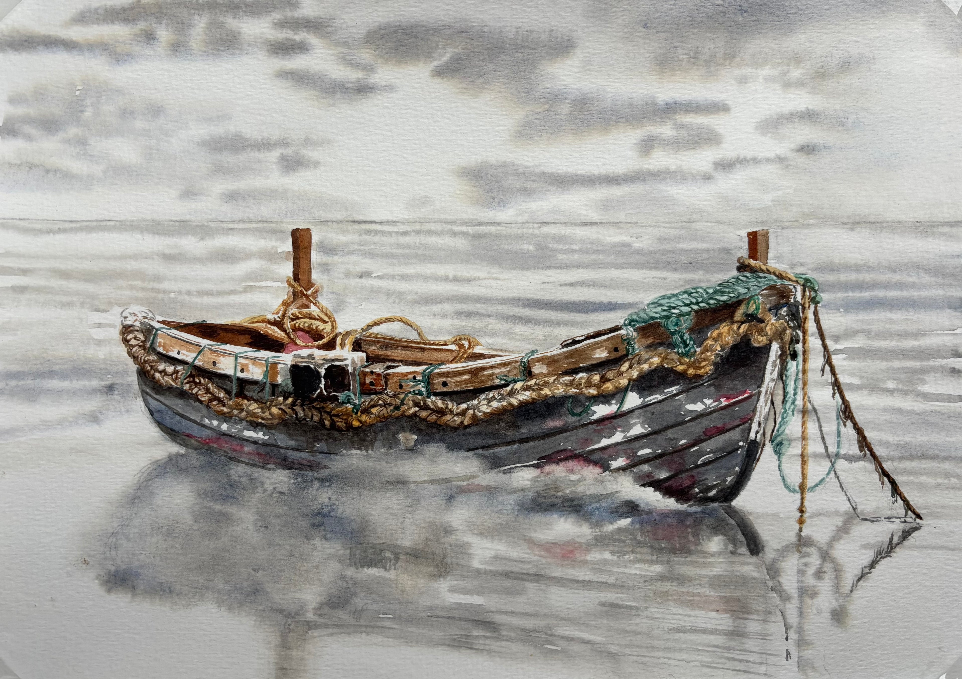 BOAT IN THE MIST