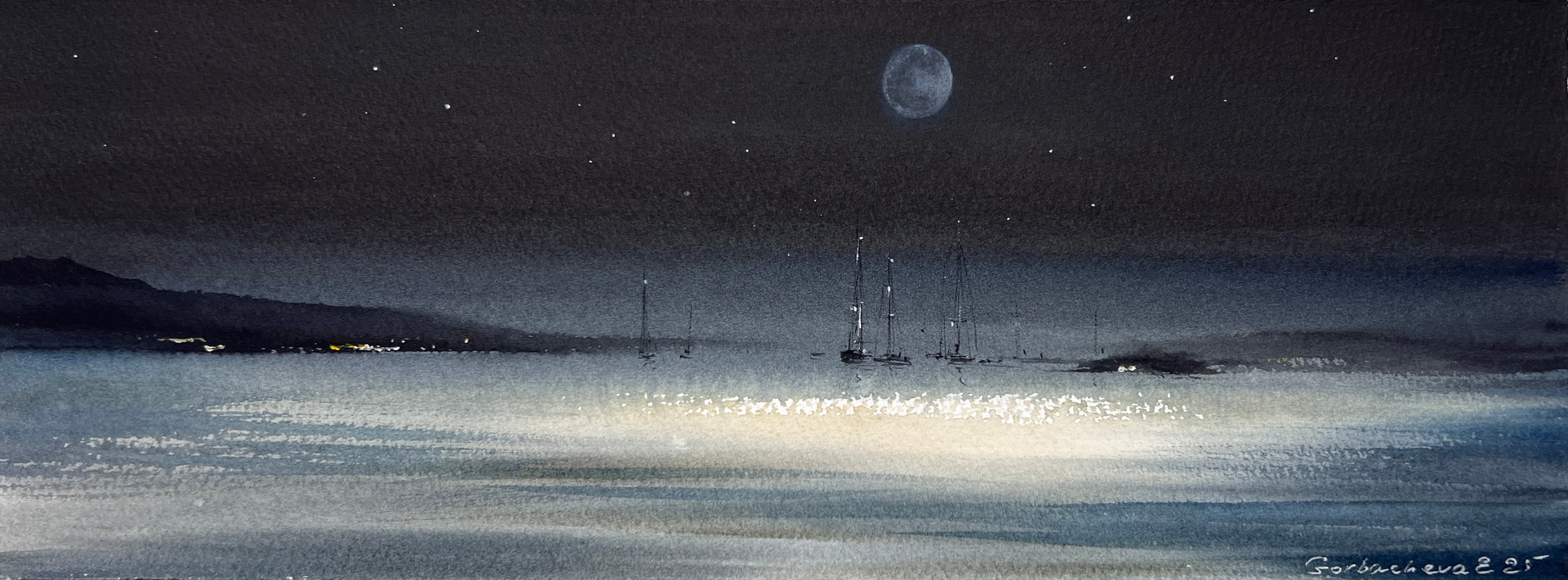 Serenity Under the Moon