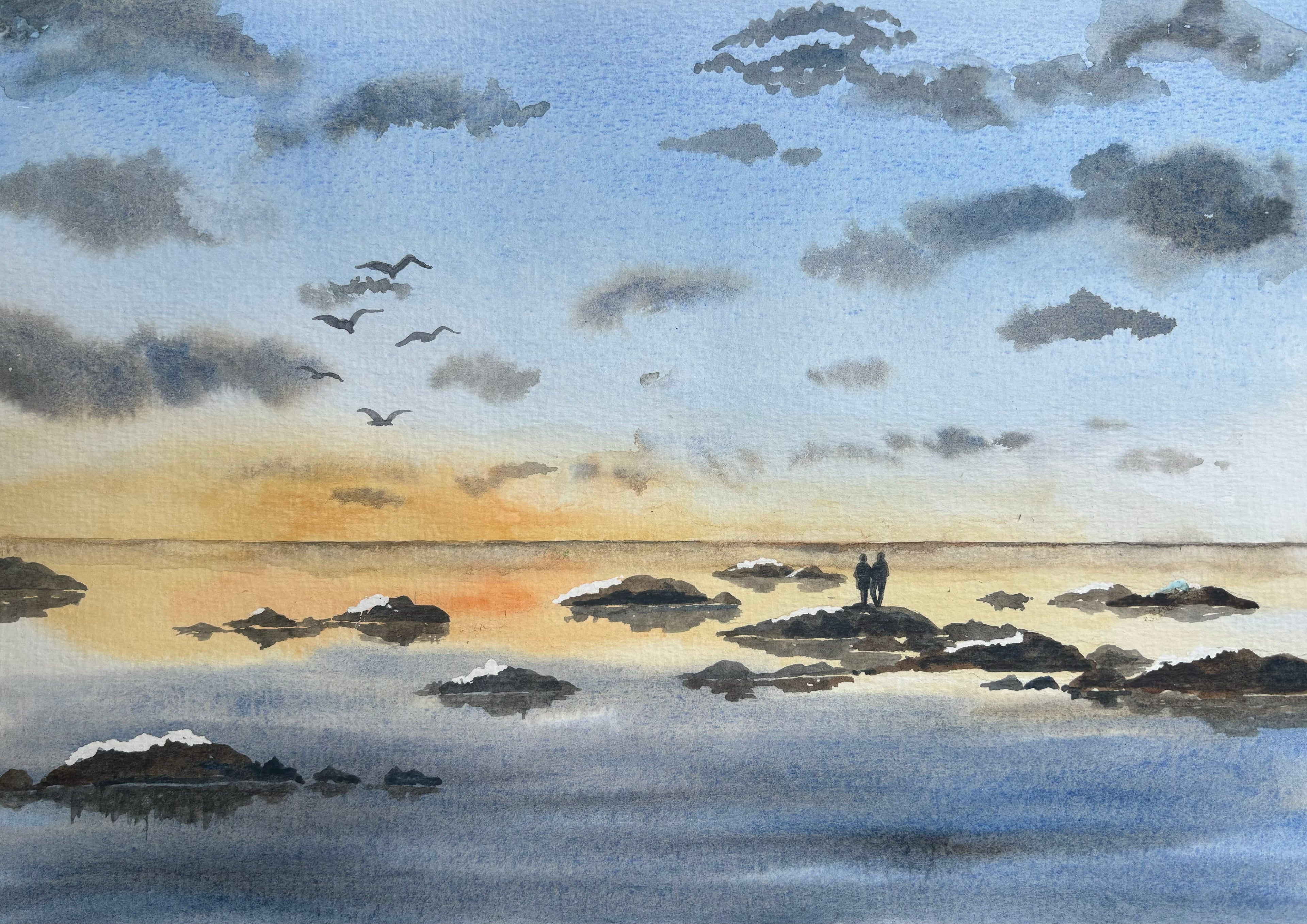 ADMIRING THE SUNSET