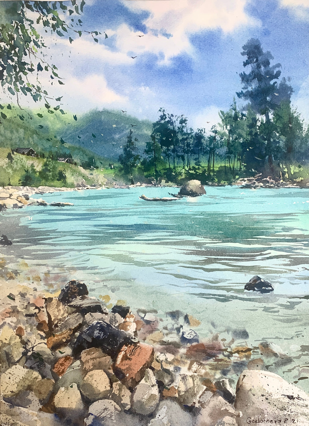 Mountain river Arkhyz