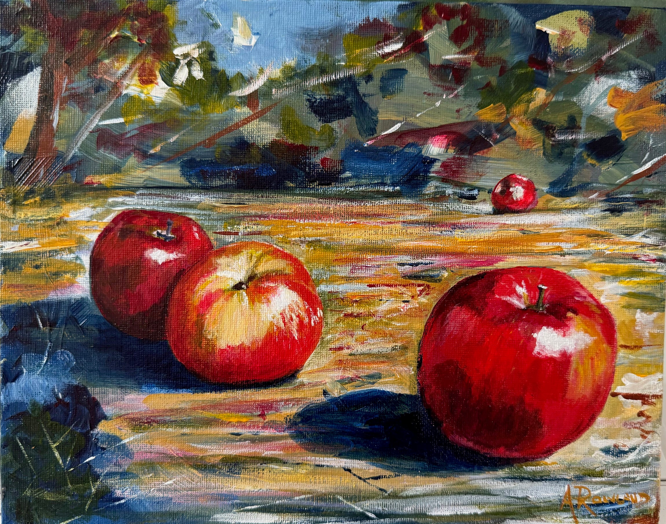 Autumn orchard